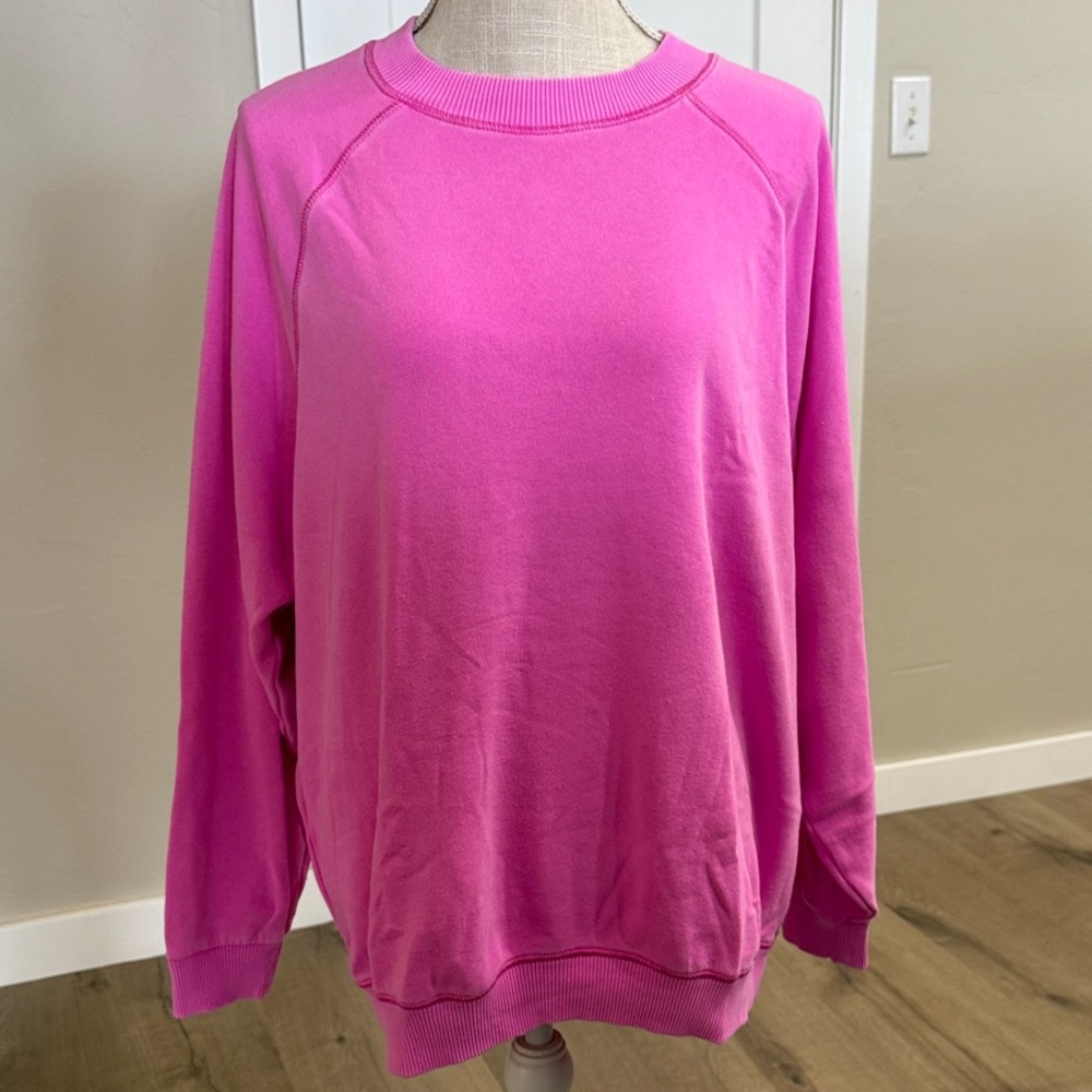 American Eagle Outfitters Pink Crewneck Sweatshirt